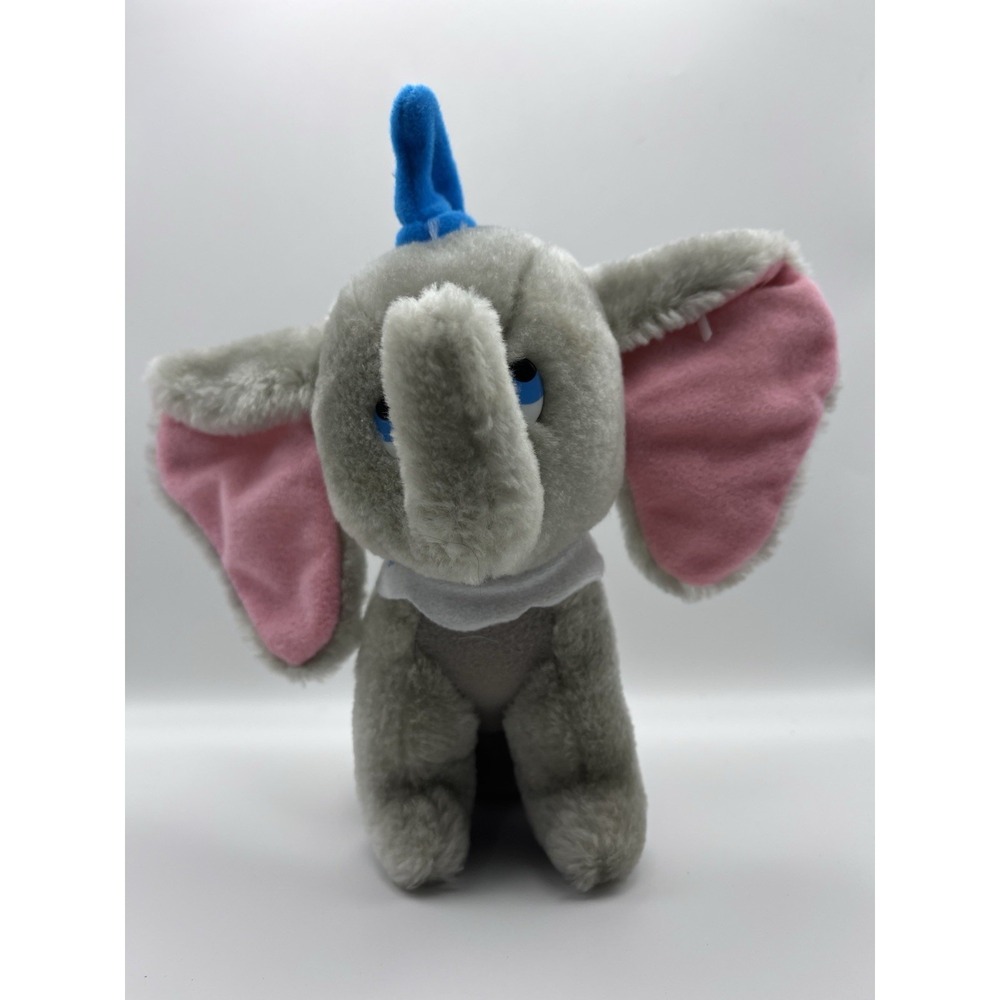 Vintage Walt Disney Productions Dumbo Plush - Animated Film Classic - Rare Tag